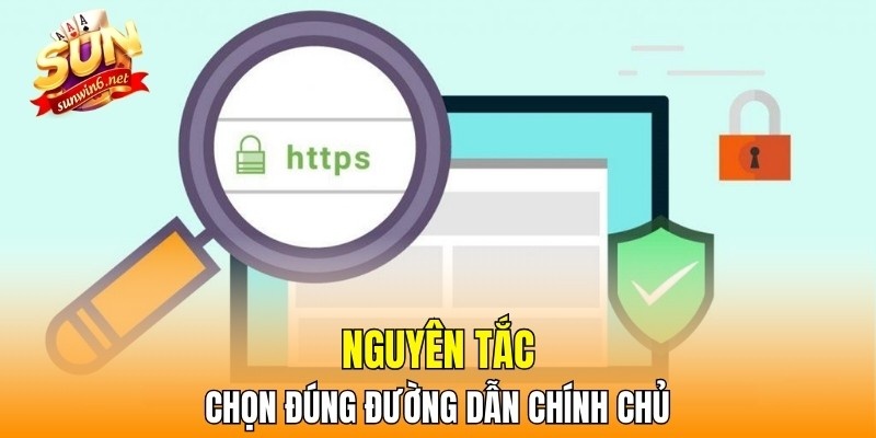Nguyên tắc chọn đúng đường dẫn chính chủ