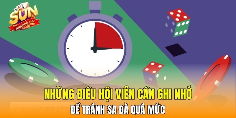 Những điều hội viên cần ghi nhớ để tránh sa đà quá mức